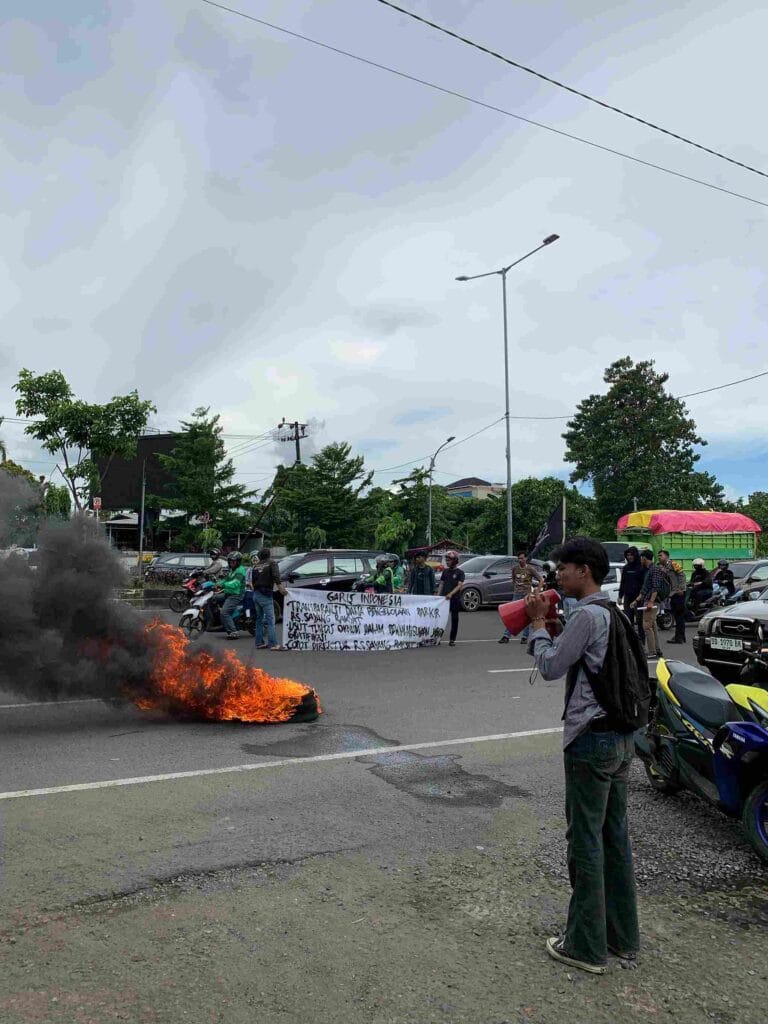 Garis Indonesia Gelar Aksi Unjuk Rasa Terkait Dugaan Penyalahgunaan Jabatan dan Monopoli pada Pengelolaan Parkir RS Sayang Rakyat