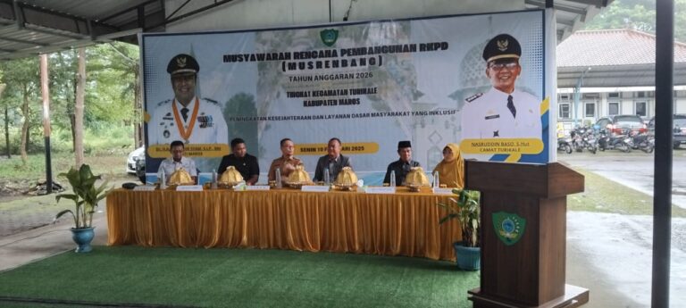 Musrenbang Pertama Kacamatan Turikale 2025, Jaring Kebutuhan Nyata Masyarakat