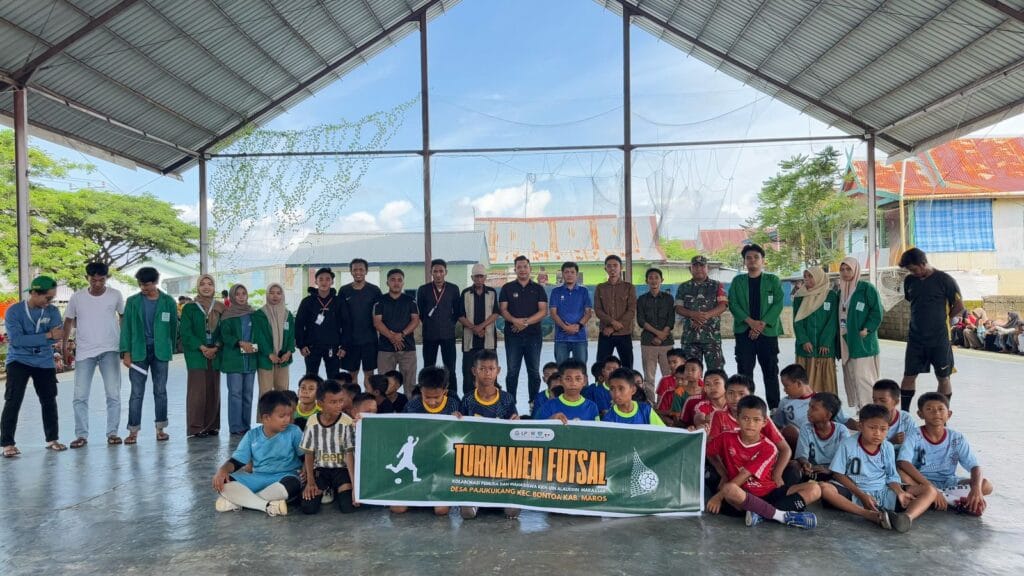 Turnamen Futsal KKN UINAM Angkatan 76 Posko 4 Kolaborasi dengan Pemuda Desa Pajukukang Berjalan Sukses