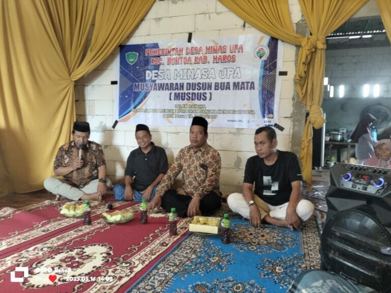 Musyawarah Dusun Di Desa Minasa Upa Jaring Aspirasi Masyarakat untuk Perencanaan Pembangunan