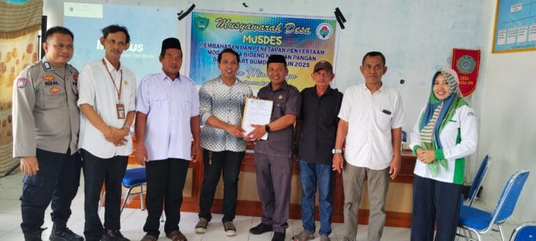 BPD Minasa Upa Setujui Penyertaan Modal untuk BUMDes Sungai Ujung Tahun Anggaran 2025