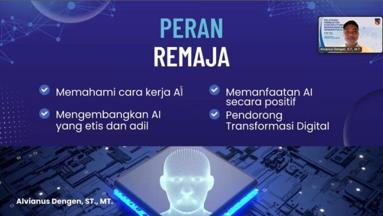 Membangun Jembatan Kreativitas: UTS Membuka Pintu AI untuk Remaja Makassar