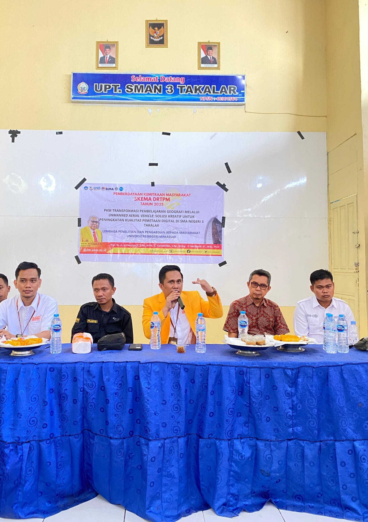 Guru Besar Geografi UNM Gelar Pengabdian Di SMA 3 Takalar :Dorong Inovasi Pembelajaran Geografi