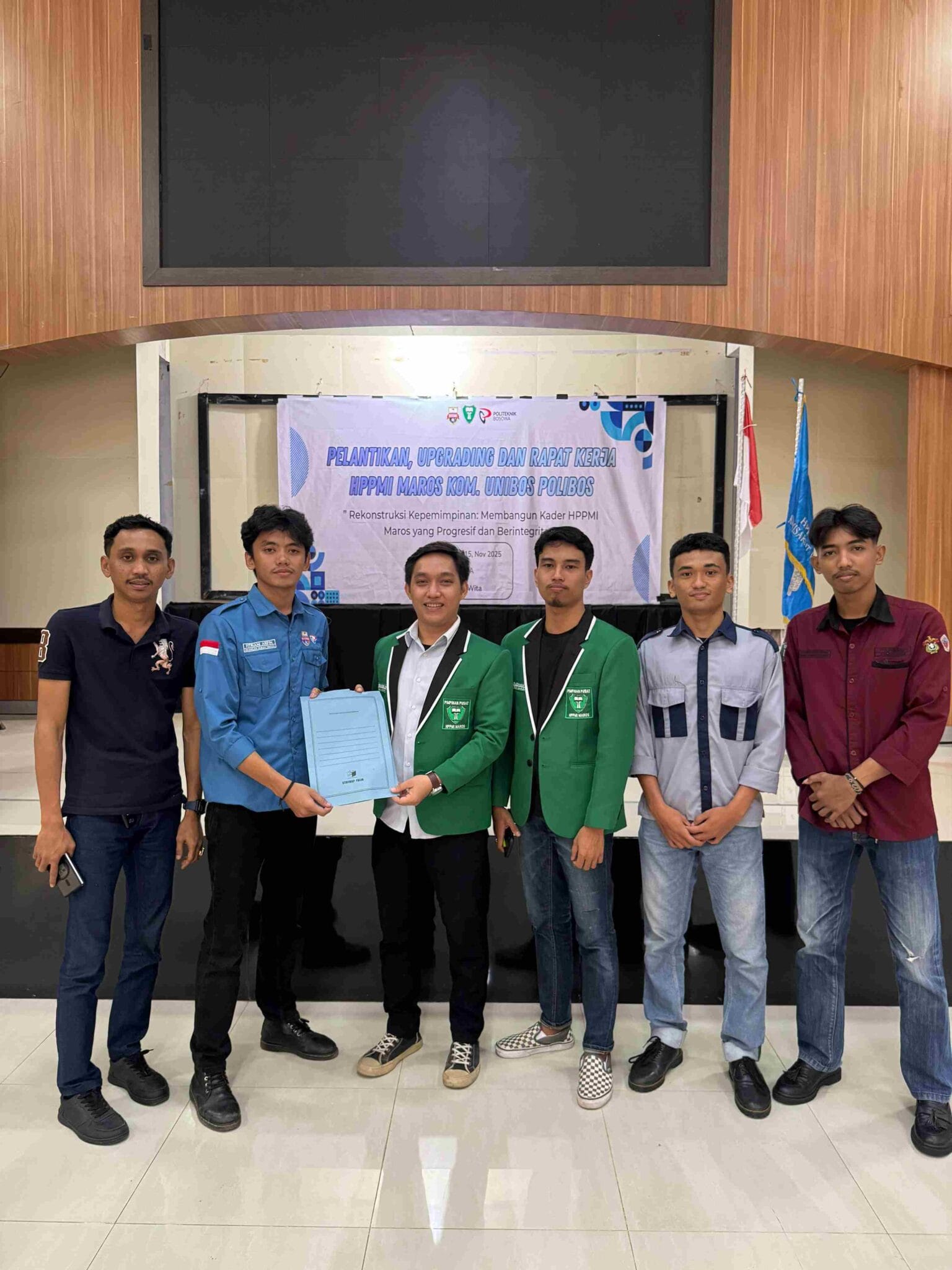 Sah!! Abi Giffari Resmi Dilantik Nahkodai Hppmi Maros Komisariat Unibos-Polibos
