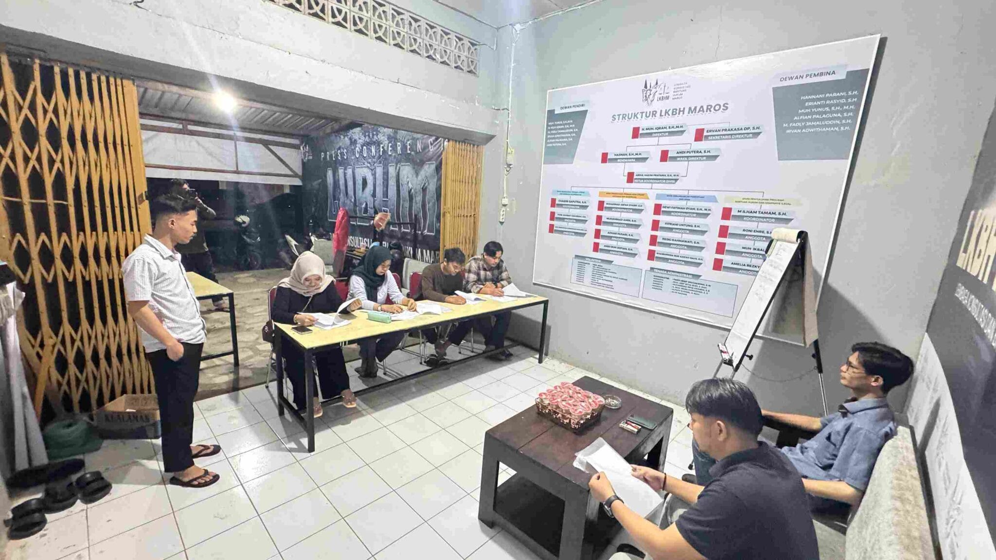 Lembaga Konsultasi dan Bantuan Hukum (LKBH) Kabupaten Maros Selenggarakan Try Out Ujian Profesi Advokat