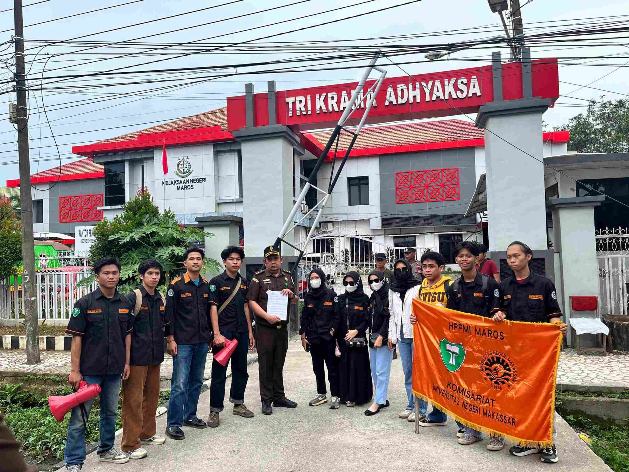 HPPMI Maros Kom.UNM Berjuang Lawan Korupsi: Aksi Damai dan Tuntutan untuk Transparansi